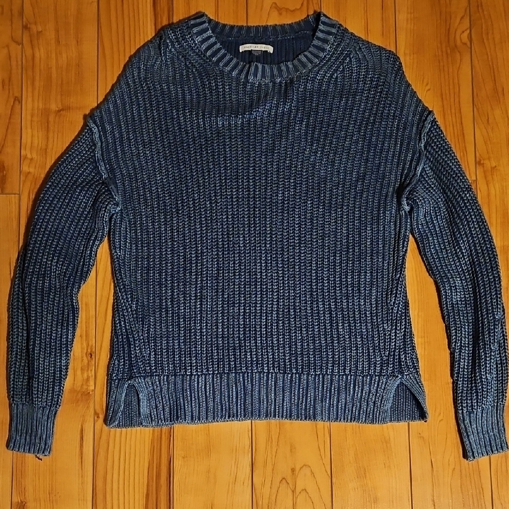American Eagle Outfitters Denim Blue Sweater